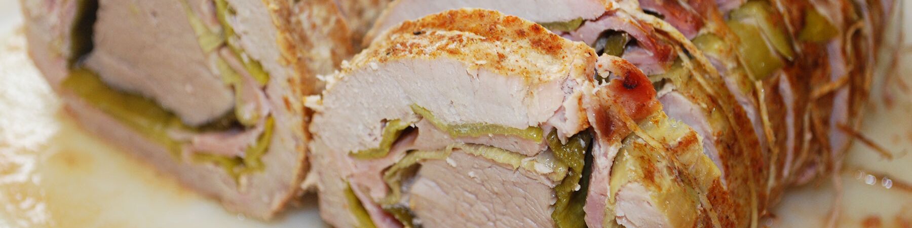 Lecker gefuellte Braten . . .